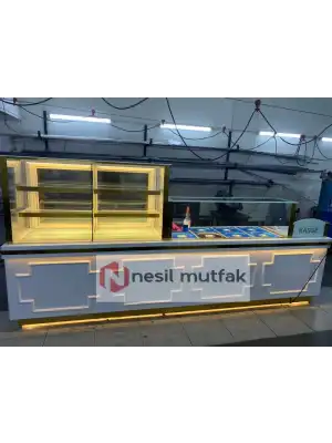 PASTA TATLI DOLABI YEMEKLIK TEZGAHI