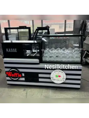 WAFFLE DOLABI VE ÇIKOLATA TEZGAHI