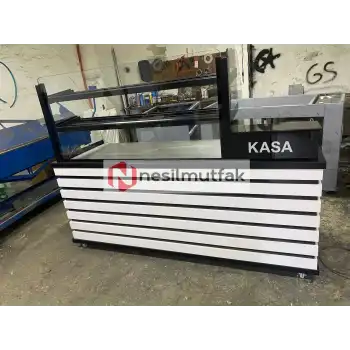 Baklava ve Börek Tezgahı Beyaz Şerit Model