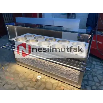 Benmari ve Çorbalık Tezgahı Taş Dekorlu