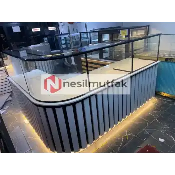 BAKLAVA Tezgahı Beyaz Model