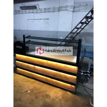 Böreklik ve Baklava Tezgahı Ahşap Model