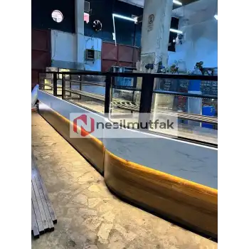 Böreklik ve Baklava Tezgahı Ahşap Özel Model