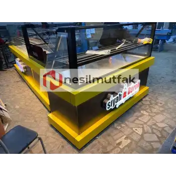 Böreklik ve Baklava Tezgahı Sarı Dekor Model