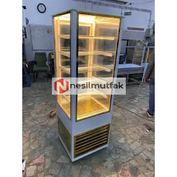 Dik Pasta Dolabı Gold Model