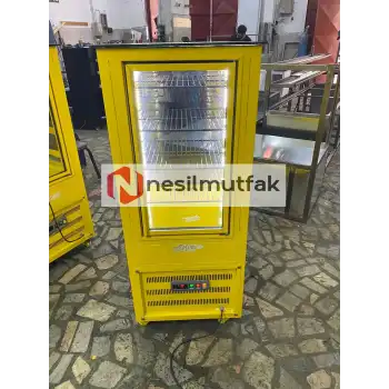 Dik Pasta Dolabı Sarı Model