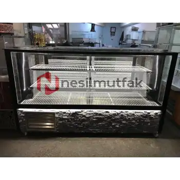 Kebap Dolabı Beyaz Taş Model