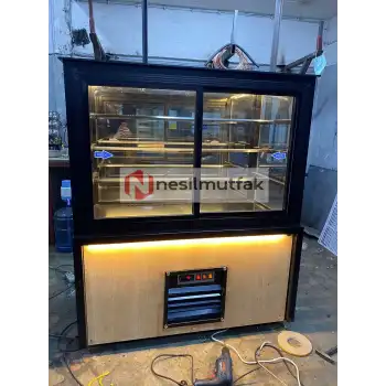 Pasta Dolabı Ahşap Dekorlu