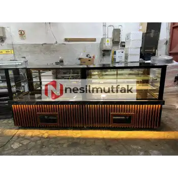 Starbucks Modeli Meşrubat Pasta Dolabı