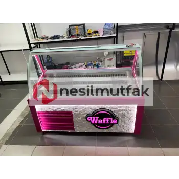 Waffle Dolabı Ön Taş Dekorlu