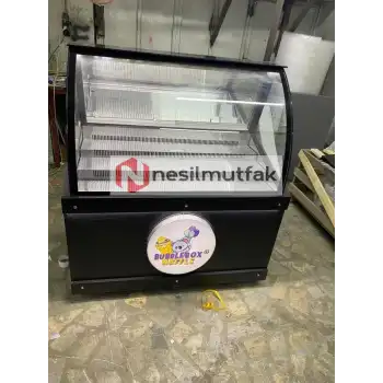 Waffle Dolabı Siyah Dekor Model