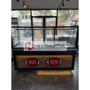 Yemeklik ve Pilav Tezgahı Ahşap Model