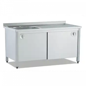 Dolaplı Evyeli Mutfak Çalışma Tezgahı-pte008