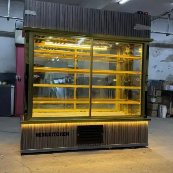 NESİLMUTFAK PASTA TATLI DOLABI DİK DOLAP