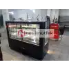 Pasta Teşhir Dolabı Ön Ahşap Dekorlu