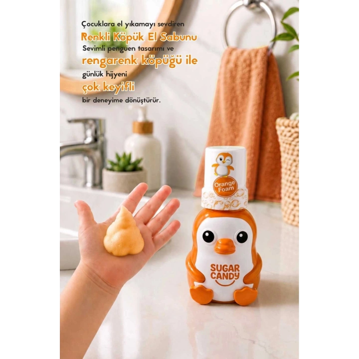Sugar Candy Mango Kokulu Doğal Vegan Çocuk Köpük El Sabunu POPPY 350 ml