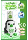 Sugar Candy Zeytin Çiçeği Kokulu Doğal Vegan Çocuk Köpük El Sabunu VINO 350 ml Paraben İçermeyen Yeşil Köpük