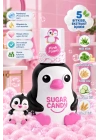Sugar Candy Çilek Kokulu Doğal Vegan Çocuk Köpük El Sabunu LUMI 350 ml Paraben İçermeyen Pembe Köpük
