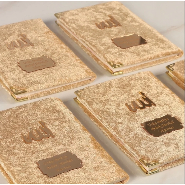 64 Sayfa Gold Kadife Yasin