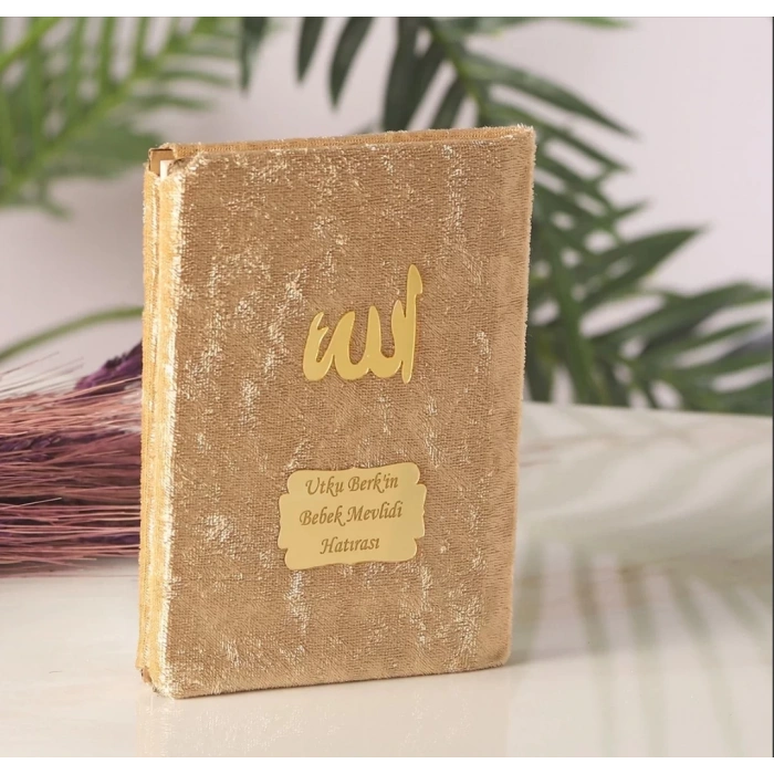 64 Sayfa Gold Kadife Yasin