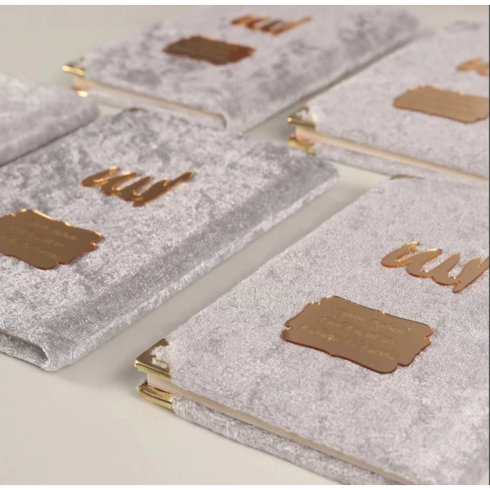 64 Sayfa Gri Kadife Yasin