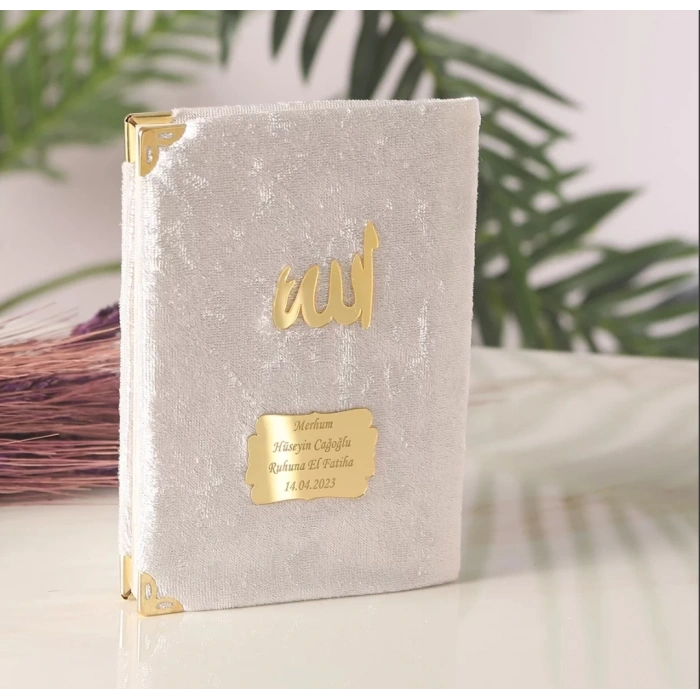 64 Sayfa Krem Kadife Yasin