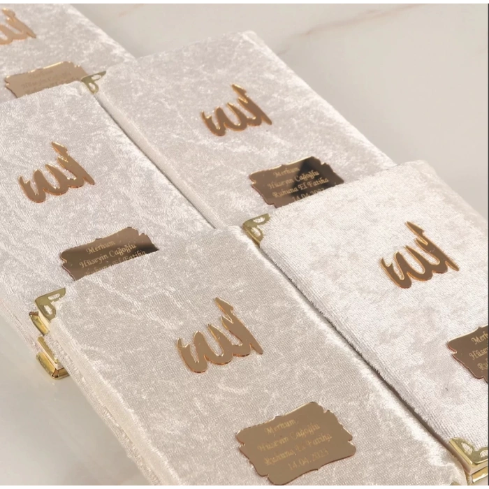 64 Sayfa Krem Kadife Yasin