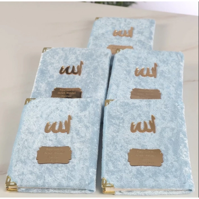 64 Sayfa Mavi Kadife Yasin