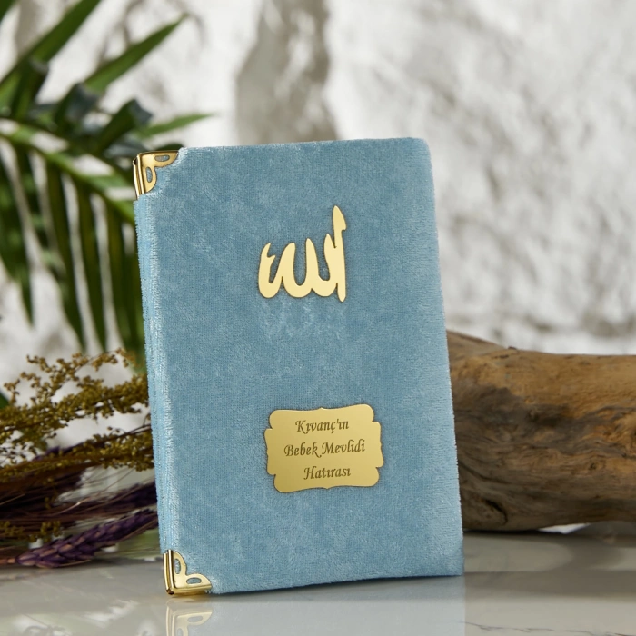 64 Sayfa Mavi Kadife Yasin