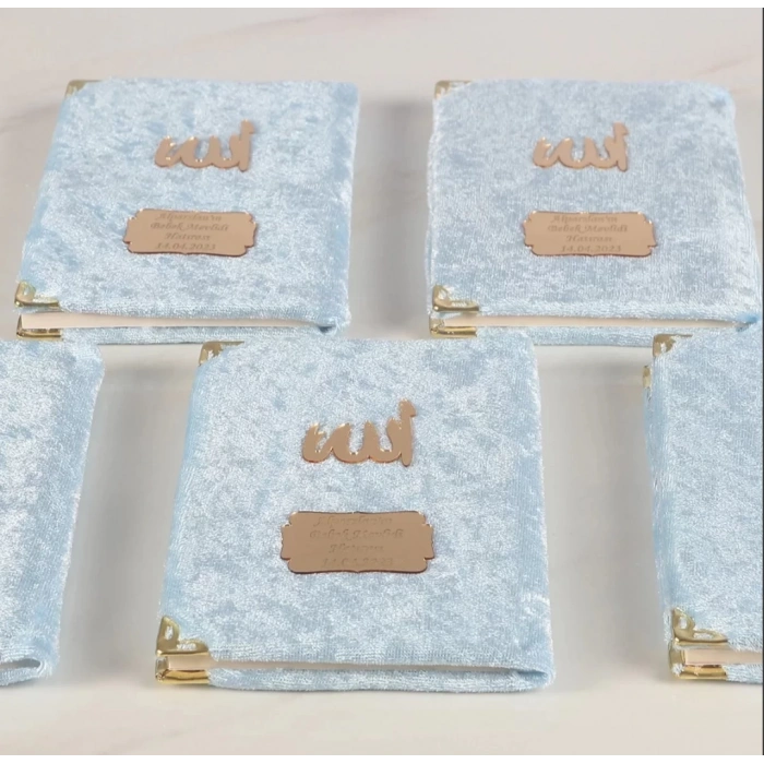 64 Sayfa Mavi Kadife Yasin