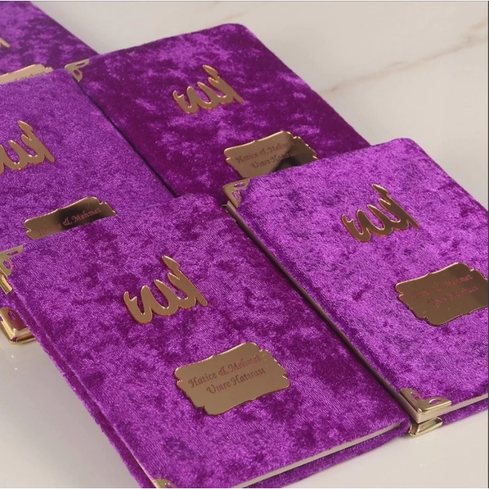 64 Sayfa Mor Keseli Kadife Yasin