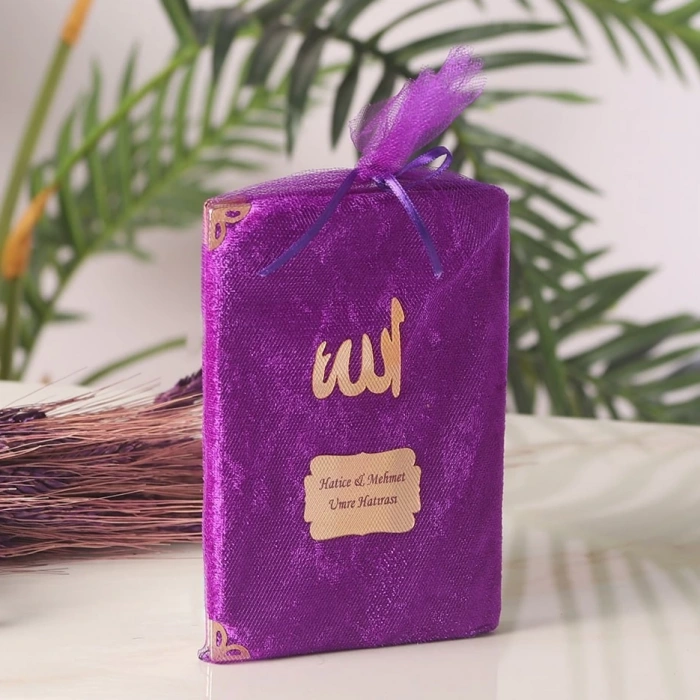 64 Sayfa Mor Keseli Kadife Yasin