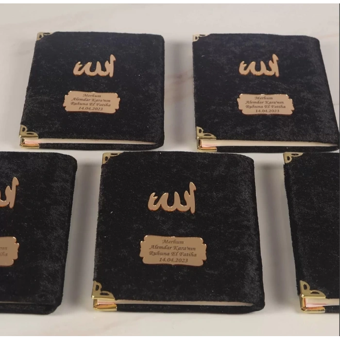 64 Sayfa Siyah Kadife Yasin