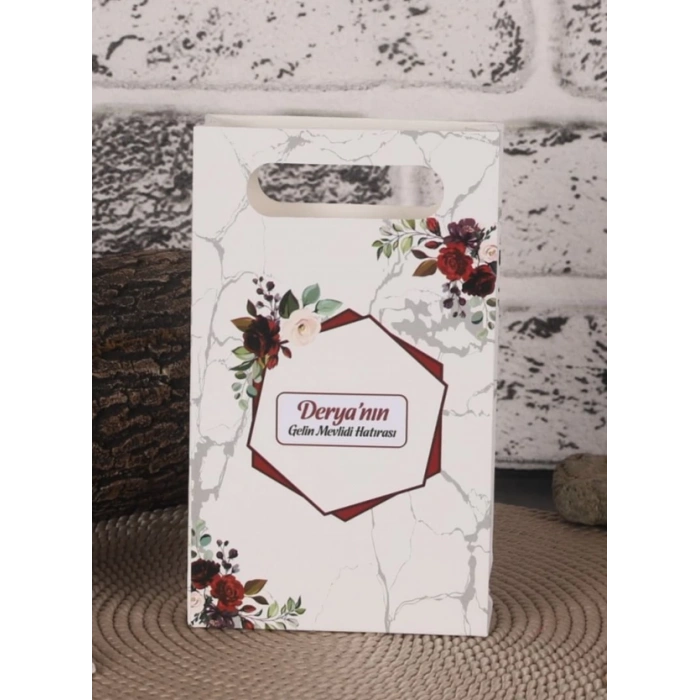 Altıgen Kırmızı Çanta