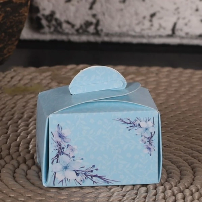 Çiçek Mavi Lokumluk