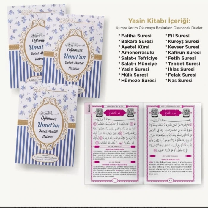 Çizgi Lacivert Yasin-i Şerif