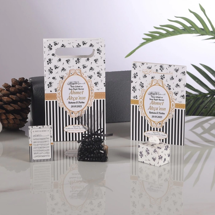 Çizgi Siyah 5 li Mevlid Seti