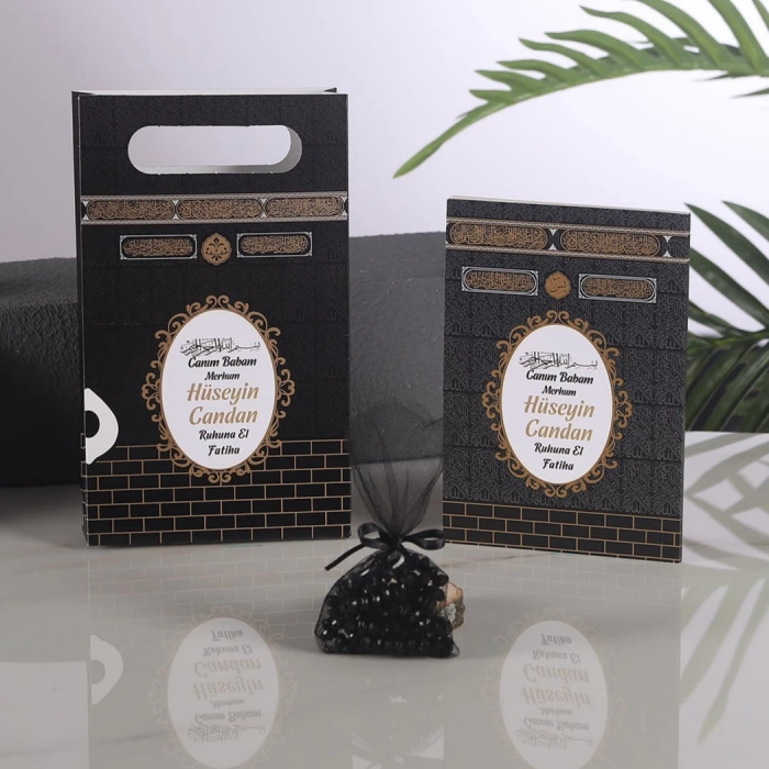 Kabe Siyah Çanta + Yasin + Kese Tesbih
