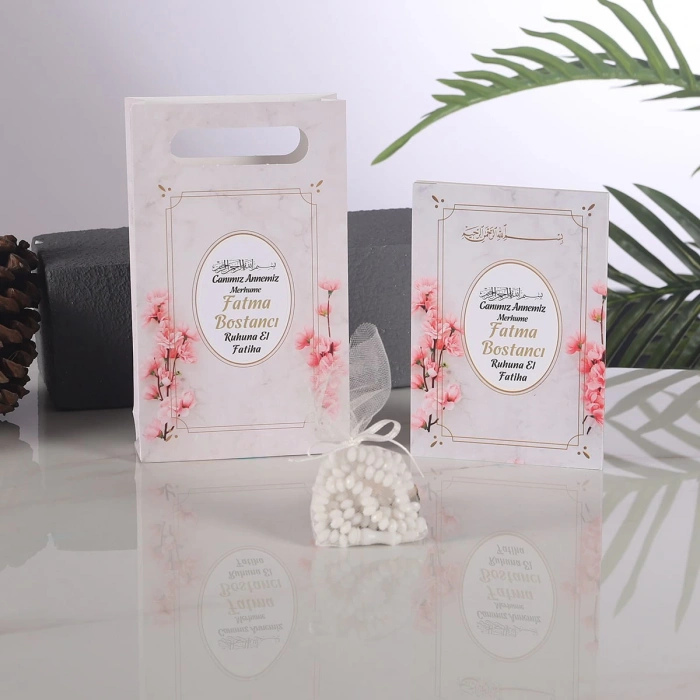 Zerafet Pembe Çanta + Yasin + Kese Tesbih