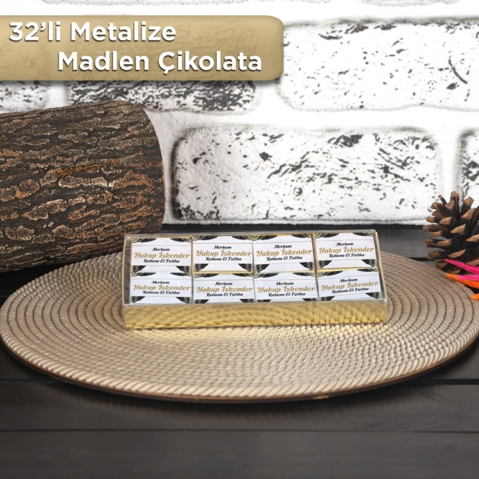 Zerafet Siyah 32li Madlen Çikolata