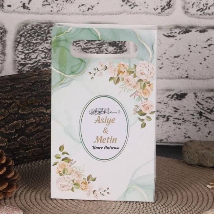 Zerafet Yeşil Karton Çanta