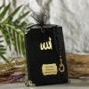 64 Sayfa Siyah Kese ve İnci Tesbihli Kadife Yasin