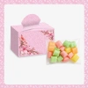Çiçek Model Pembe Renkli Lokum Kutusu ve Mevlüt Şekeri