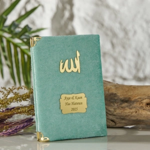 64 Sayfa Su Yeşili Kadife Yasin