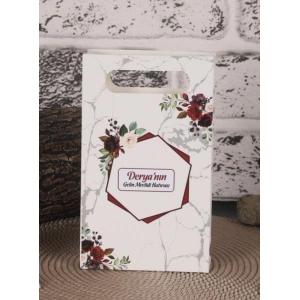 Altıgen Kırmızı Çanta