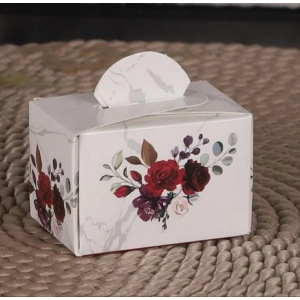 Altıgen Kırmızı Lokumluk