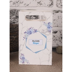 Altıgen Mavi Çanta