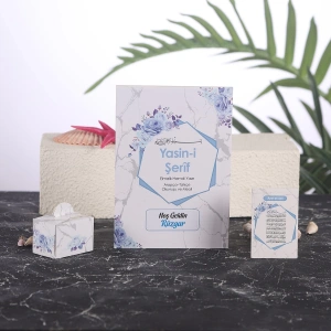 Altıgen Mavi Yasin + Lokumluk + Magnet