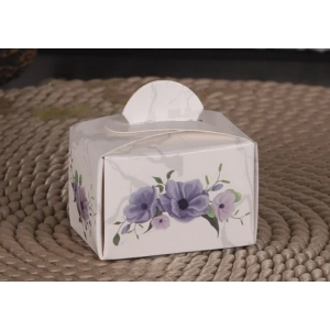 Altıgen Mor Lokum Kutusu