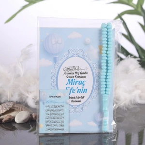 Balon Mavi OPP + Yasin + Magnet + Tesbih